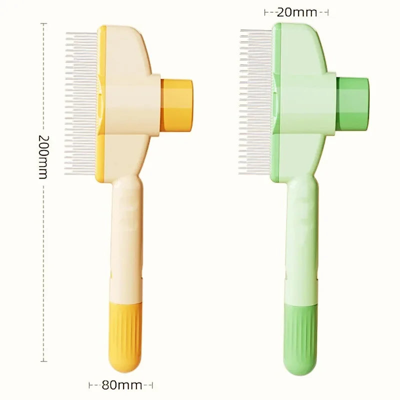 Pet Comb Hair Remover One Button Dogs Brush Self-cleaning Cat Brush Massage Combs for Dog Grooming Brushes for Pet Products