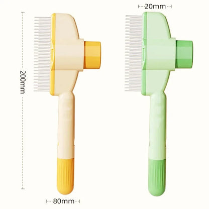 Pet Comb Hair Remover One Button Dogs Brush Self-cleaning Cat Brush Massage Combs for Dog Grooming Brushes for Pet Products