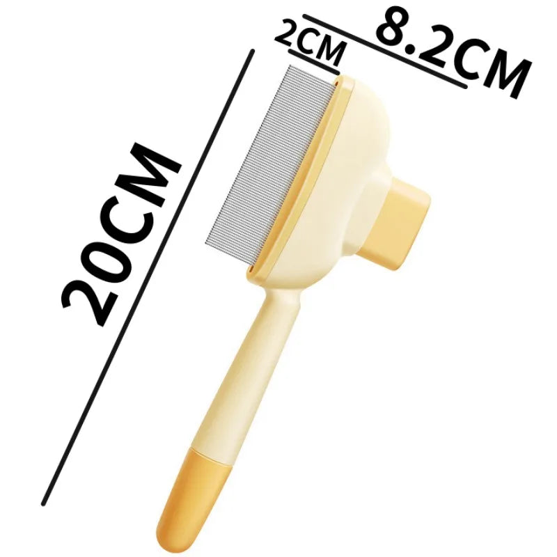 Pet Comb Hair Remover One Button Dogs Brush Self-cleaning Cat Brush Massage Combs for Dog Grooming Brushes for Pet Products