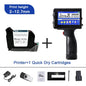 Phezer Handheld Inkjet Label Printer - 12.7/25.4mm, QR Code, Batch Code, Date, Logo, Expiry Date, Portable Coding Machine - 02ALABA