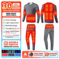 USB-Powered Heated Vest for Men and Women - Electric Heating Jacket with Adjustable Temperature for Outdoor Sports, Camping, Motorcycling, and Winter Activities - 02ALABA