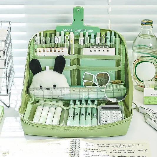 12 Layers Large Capacity Pencil Case Good Looking Multifunctional Classification Storage Stationery Storage Bag 1pc - 02ALABA