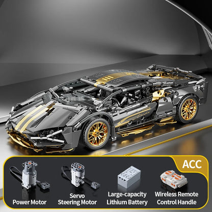 ToylinX Technology Building Blocks Car Speeding Vehicle Racing Bricks Toys for Children Gift Thanksgiving, Halloween, Christmas - 02ALABA