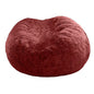 No-Stuffing Gray Bean Bag Chair: Giant Pouf Sofa Bed, Puff Futon Room Seat, Tatami Relax Lounge Furniture - Bag Case Only - 02ALABA