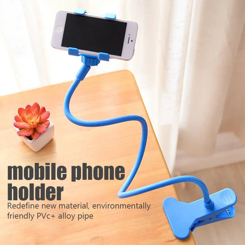 Flexible Universal Mobile Phone Holder, Lazy Bed Desktop Mount Bracket, Adjustable Cell Phone Clip, Smartphone Stand - 02ALABA