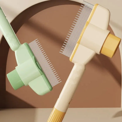 Pet Comb Hair Remover One Button Dogs Brush Self-cleaning Cat Brush Massage Combs for Dog Grooming Brushes for Pet Products