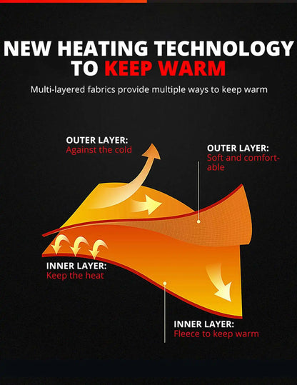 USB-Powered Heated Vest for Men and Women - Electric Heating Jacket with Adjustable Temperature for Outdoor Sports, Camping, Motorcycling, and Winter Activities