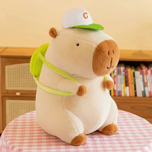 23cm Capybara Plush Simulation Capibara Anime Fluffty Toy Cute Doll Stuffed Animals Soft Doll Plush Christmas Thanksgiving Gift - 02ALABA