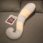 Cat Tail Long Throw Pillow Bed Side Sleep Leg Clamping Pillow Pillow Cushion Surprise Gift for Children and Girlfriends - 02ALABA