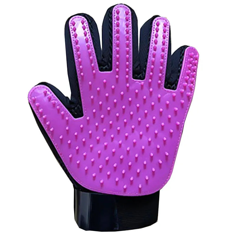 1PC Cat Hair Remove Gloves Rubber Pet Beauty Cleaning Grooming Effective Massage Dog Combs Floating Brush 6 Color