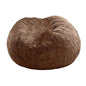 No-Stuffing Gray Bean Bag Chair: Giant Pouf Sofa Bed, Puff Futon Room Seat, Tatami Relax Lounge Furniture - Bag Case Only - 02ALABA