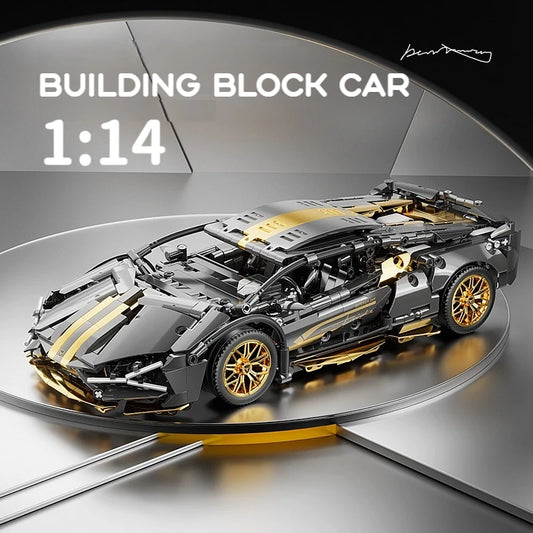 ToylinX Technology Building Blocks Car Speeding Vehicle Racing Bricks Toys for Children Gift Thanksgiving, Halloween, Christmas - 02ALABA