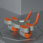 Widened Four-Wheel Ab Roller: Automatic Rebound with Elbow Support - Home Fitness for Abdominal Muscles - 02ALABA