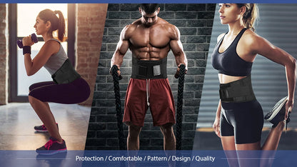 Adjustable Lumbar Support Belt - Breathable Lower Back Brace for Lifting, Herniated Disc, Sciatica & Pain Relief
