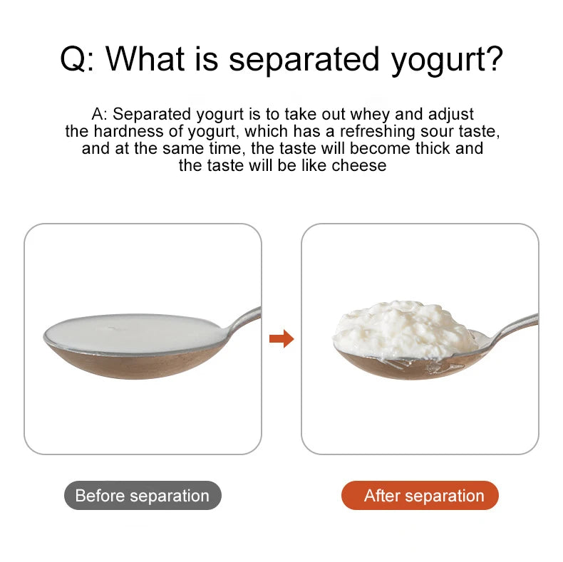 Yogurt Filter Food Strainer Greek Yogurt Machine Filter Screen Cold Extraction Whey Separation Tools Cheese Moisture Seperator