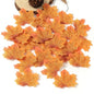50/100 Pieces Artificial Silk Maple Leaves, Autumn Faux Leaf Garlands, Maple Leaf Vines for Thanksgiving, Halloween, and Wedding Party Decorations. - 02ALABA