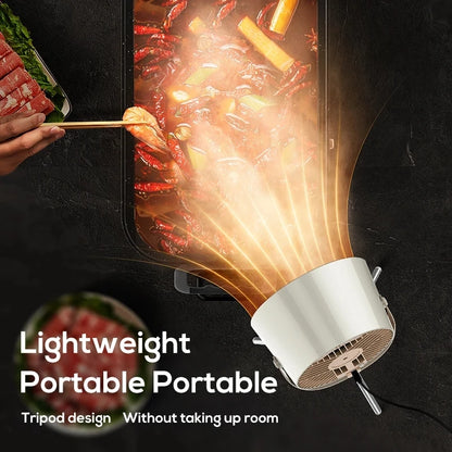 New Portable Exhaust Fan Small Kitchen Hood Extractor Barbecue USB Supply Desktop Range Hoods Mini Suction Cooker Hood