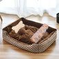 Warm Pet Nest Kennel For Small Medium Large Dogs Puppy Kitten Plus Size Bed with Machine Washable Warm Cozy Large Dog House