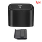 1L Car Interior Storage Case Trash Bin Push Can Mini Tray Dustbin Garbage Box Door Seat Clip Stand Holder Automotive Accessories