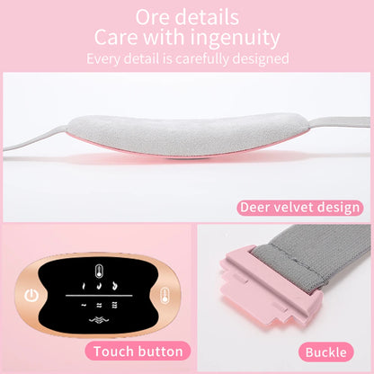 Electric Heating Waist Massage Belt Abdominal Menstrual Heating Pad Belly Warm Palace Belt for Period Cramp Relief