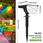 72/68 LED Solar Landscape Lights, IP65 Waterproof Outdoor Solar Light with 3 Modes, Solar Garden Spotlight for Yard, Lawn, Walkway. - 02ALABA