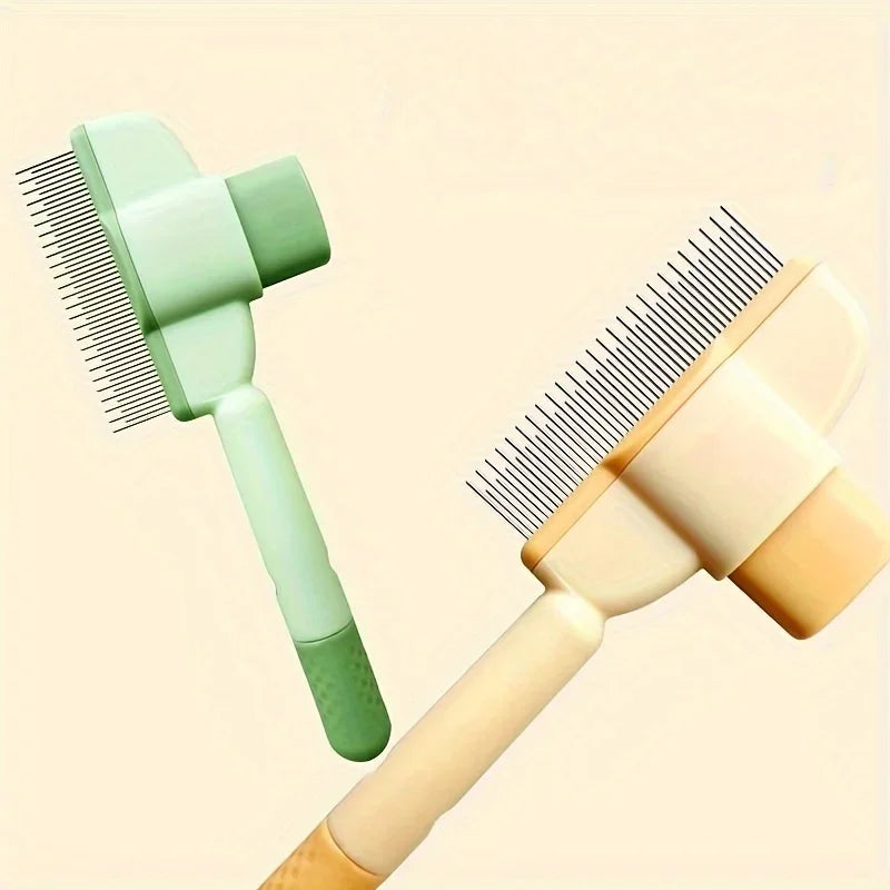 Dogs & Cats Hair Knot Comb To Remove Floating Hair Brush Cat Grooming Pet Self-cleaning Comb, Dog Grooming Comb