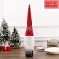 2024 Christmas Wine Bottle Cover Set, Golden Velvet Dress and Cap, Wine Bottle Bag Sleeve for Xmas and New Year Dinner Table Decoration. - 02ALABA