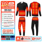 USB-Powered Heated Vest for Men and Women - Electric Heating Jacket with Adjustable Temperature for Outdoor Sports, Camping, Motorcycling, and Winter Activities - 02ALABA