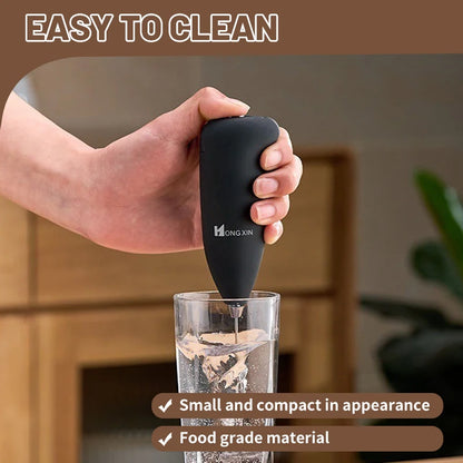 Handheld Electric Milk Frother, Coffee Foamer, Egg Beater, Cappuccino Stirrer, Mini Portable Blender, Home Kitchen Whisk Tool - 02ALABA