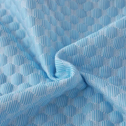 Summer Cooling Pillowcase Solid Color Ice Bean Bean Pillowcase Cool Feeling Air Conditioning Cover Washable  (No Pillow) 48x74cm