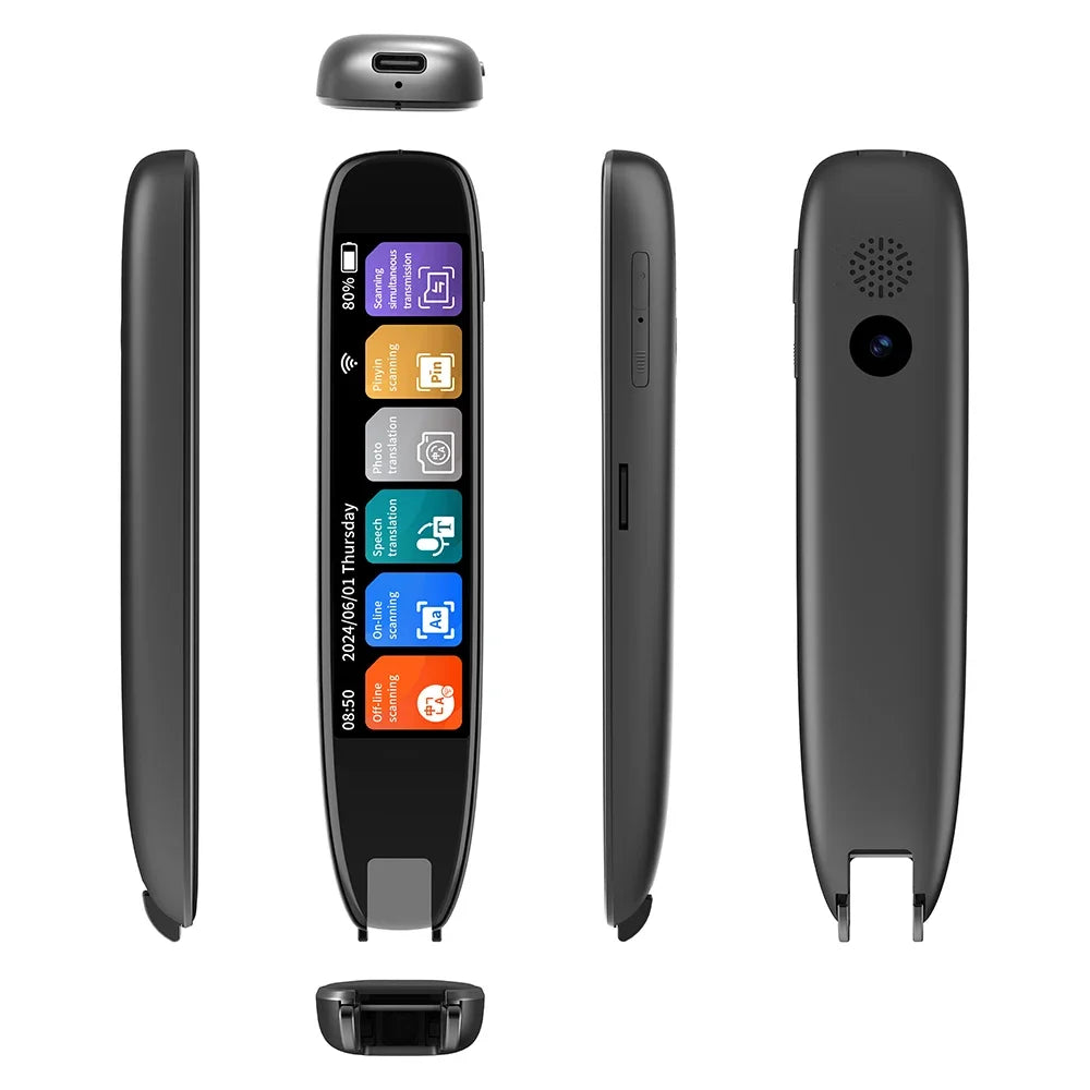 S65 Pro Smart MultifunctionTranslation Real Time Languages Translator Business Dictionary Pen Voice Scan Translator Pen