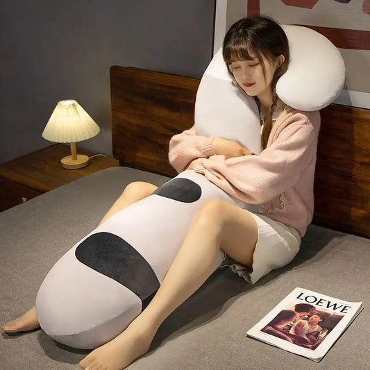 Cat Tail Long Throw Pillow Bed Side Sleep Leg Clamping Pillow Pillow Cushion Surprise Gift for Children and Girlfriends - 02ALABA