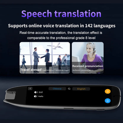 S65 Pro Smart MultifunctionTranslation Real Time Languages Translator Business Dictionary Pen Voice Scan Translator Pen
