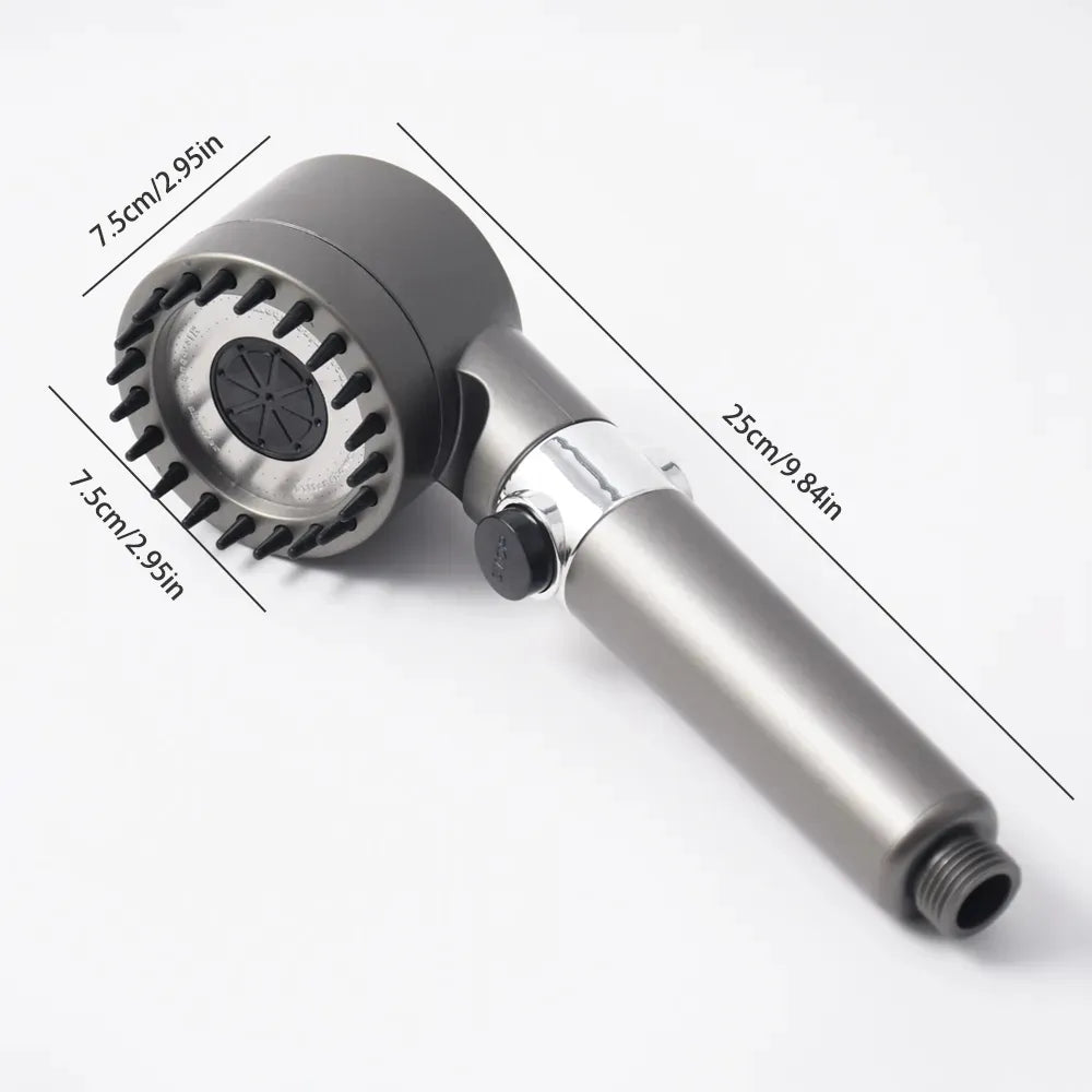 3 Modes Shower Head Adjustable High Pressure bathroom Accessories - 02ALABA