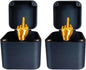 Funny Middle Finger in Box - Desk Decor Gag Gift for Halloween, Christmas & Birthday, Novelty Office Toy & Home Decoration