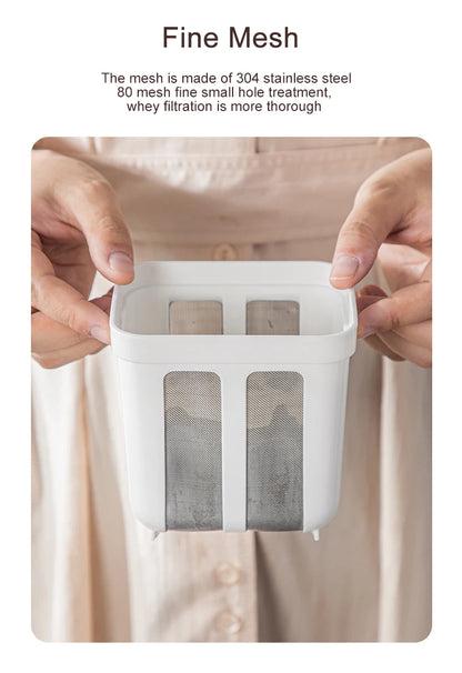 Yogurt Filter Food Strainer Greek Yogurt Machine Filter Screen Cold Extraction Whey Separation Tools Cheese Moisture Seperator