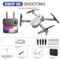 2024 E88Pro RC Drone 4K Professional with 1080P Wide-Angle HD Camera, Foldable Helicopter, Wi-Fi FPV, Height Hold, Gift Toy - 02ALABA