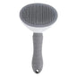 Self-Cleaning Pet Brush, Cat and Dog Comb, Hair Remover Tool for Dogs and Cats, Grooming Accessories, Pets' Dematting Comb - 02ALABA