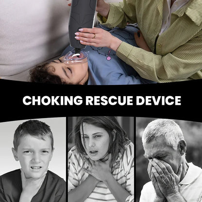 First Aid Anti Choking Rescue Device Automatic for Adults Kids Home Choking Device Emergency Sucker CPR Machine with 3 Masks