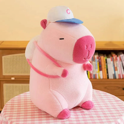 23cm Capybara Plush Simulation Capibara Anime Fluffty Toy Cute Doll Stuffed Animals Soft Doll Plush Christmas Thanksgiving Gift - 02ALABA