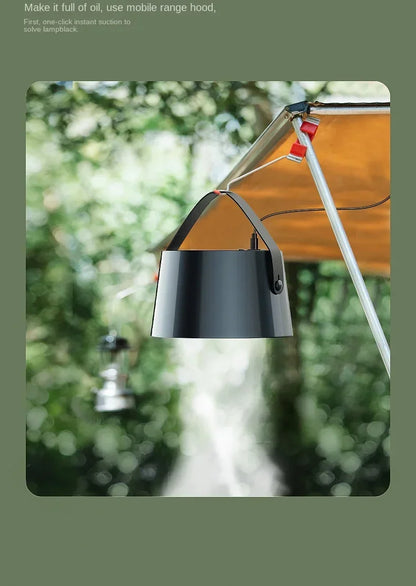 New Portable Exhaust Fan Small Kitchen Hood Extractor Barbecue USB Supply Desktop Range Hoods Mini Suction Cooker Hood