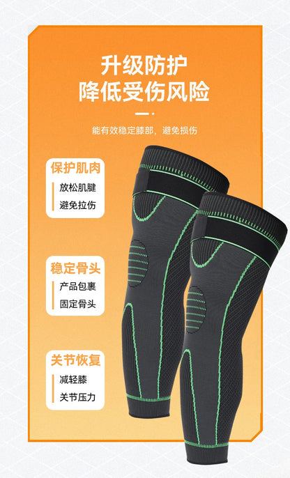 1 Pc Compression Knee Pad - Extended Support Sport Sleeve, Elastic Brace for Arthritis & Joint Pain Relief