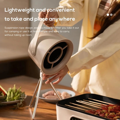 New Portable Exhaust Fan Small Kitchen Hood Extractor Barbecue USB Supply Desktop Range Hoods Mini Suction Cooker Hood