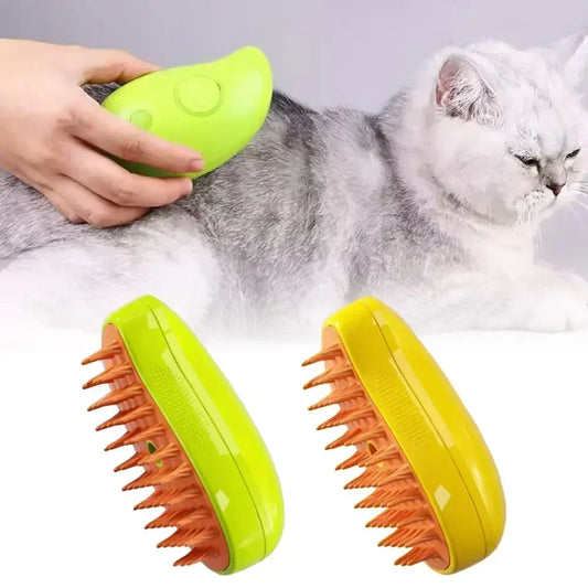 3 in 1 Electric Spray Brushes for Massage Pet Grooming Hair Removal Combs - 02ALABA