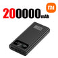 Xiaomi 120W Super Fast Charging 200000mAh High Capacity Power Bank Battery Digital Display Power Bank For Iphone Samsung Huawei - 02ALABA