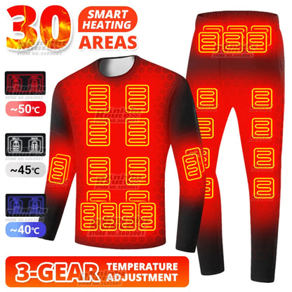 USB-Powered Heated Vest for Men and Women - Electric Heating Jacket with Adjustable Temperature for Outdoor Sports, Camping, Motorcycling, and Winter Activities - 02ALABA