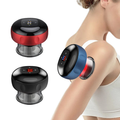 Electric Vacuum Cupping Massage Body Cups Anti-Cellulite Therapy Massager for Body Electric Guasha Scraping Fat Burning Slimming - 02ALABA