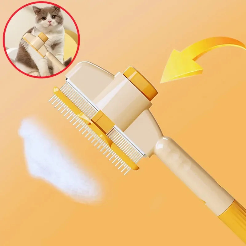 Pet Comb Hair Remover One Button Dogs Brush Self-cleaning Cat Brush Massage Combs for Dog Grooming Brushes for Pet Products