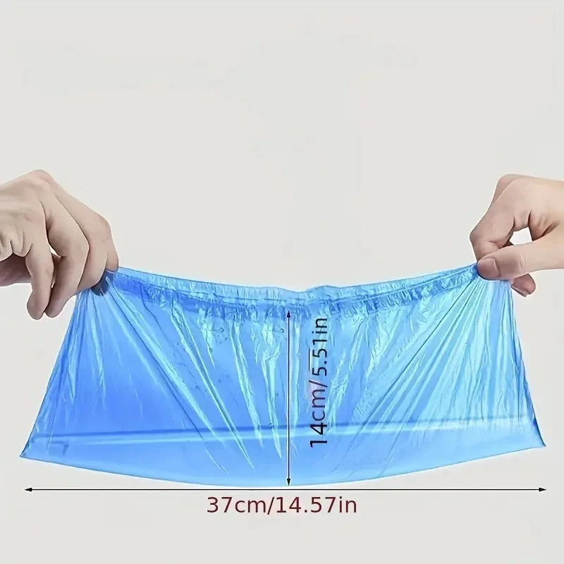 100PCS disposable waterproof shoe cover plastic non-slip foot cover indoor PE padded shoe cover