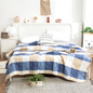 Factory price Silk Blanket Silky Cooling Thin Quilt Summer Blanket Can  machine-wash Single/Queen/King Size